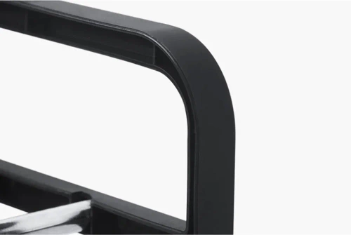 Schuhregal | 3-stöckiger Schuh-Organizer | schwarz | MLS-646-BLACK