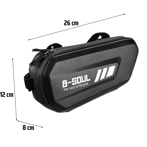 Fahrradrahmentasche | wasserdicht, mit Klettverschluss-Befestigung, Fach für Schlüssel | YA-301