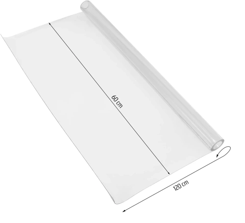 Schutzmatte für Küchentisch | Transparente Schreibtischunterlage, Tischplatte | CZD-612-TSP