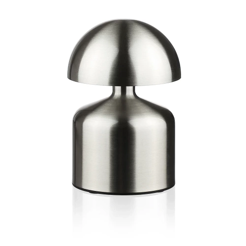 LED-Tischlampe Pilz | Kabellose Tischlampe für Hotel, Restaurant | Berührungsempfindliche Nachtlampe | HJA41-SILBER