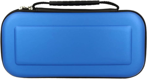 Verstärkte Hülle für Nintendo Switch Konsole | Tasche mit Netz, Fächern für 10 Kartuschen | XJ-098