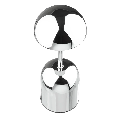 Kabellose Nachtlampe mit eingebautem 2000 mAh Akku | Moderne Tischlampe mit einstellbarer Leistung und Lichtfarbe | YG-D019-Silber