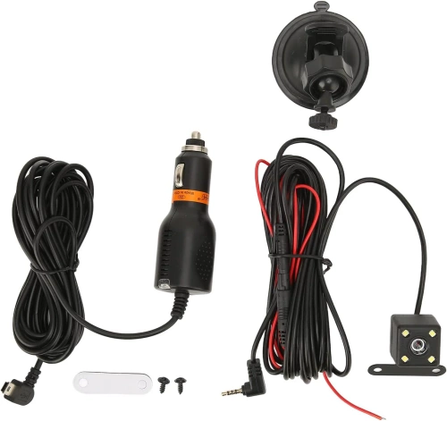 1296p-Auto-DVR mit Rückfahrkamera und 4-Zoll-Touchscreen – G-Sensor, WDR, Parken, 2 Kameras | 2-in-1-Auto-DVR mit Touchscreen und Rückfahrfunktion – 1296p, G-Sensor, WDR, Loop-Aufnahme | PZ-V12-Dual