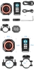 Intelligentes Fahrradrücklicht mit Alarm | 4-in-1 LED-Fahrradalarm | Bremslicht mit Hupe 110 dB | BBL-A6
