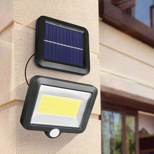 LED-Gartenleuchte | 120 COB-LEDs mit modularen Solarpanel | SSL-120LED