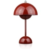 Stilvolle Tischlampe | Kabellose Nachtlichtlampe mit drei Leuchtfarben | HJA27-1-ROT
