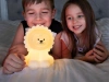 LED-Nachtlicht für Kinder mit Bluetooth-Lautsprecher Löwe | Silikon-Touch-USB-Nachtlicht für Kinder | JS-L8L-330
