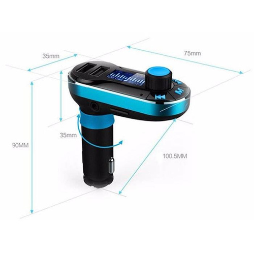 FM-Transmitter | 2-fach USB-Ladegerät | BT-02