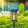 2x Solar-Gartenlampe LED | Elegante Säule 60 cm | HK-115A