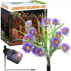 Solarblume | Solar-LED-Gartenlaterne Astra | 60 cm, 600 mAh | FLD-13-P