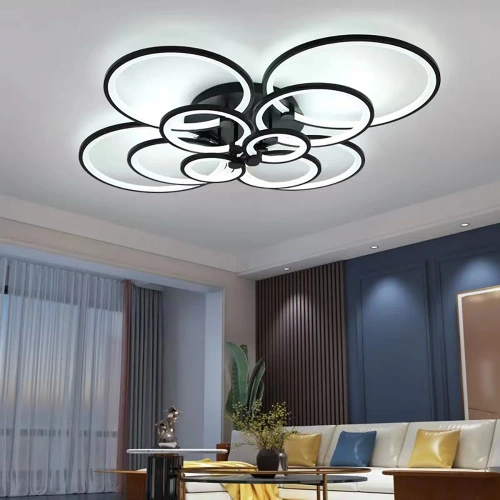 Mehrfachfunktionale moderne Pendelleuchte | LED | Schwarz | RLG-C180W-B