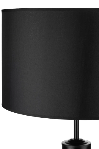 Stehleuchte für Wohnzimmer und Schlafzimmer | modernes, stilvolles Design, Metallgestell | schwarz-gold | DYT-L155-BLACK