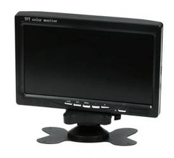 TFT LCD Monitor | 7 Zoll, 12-24 V, 2x Videoeingang | PZ607
