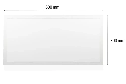 LED-Einbaupanel | Rasterleuchte für abgehängte Deckensysteme vom Typ Armstrong | 60x30cm, 40W, 3800lm