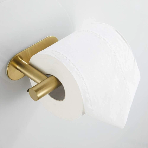 Goldener Papierclip | Selbstklebender Toilettenpapierhalter | JZU-304-GOLD