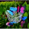 Solar-Gartenlampe LED Schmetterling Kugel hängend | 52 cm, 600 mAh | FLD-06-C