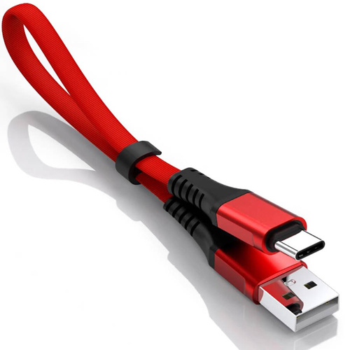 Kurzes USB-Kabel - USB-C Quick Charge 3.0 | 30 cm | Datentransfer, Android Auto | UC-020-TPC