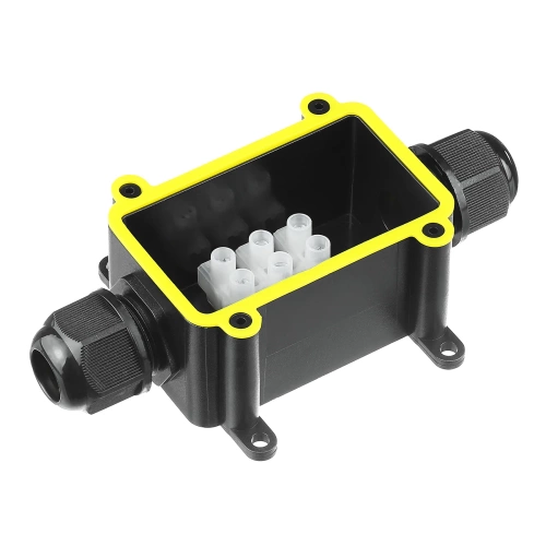 Hermetische Kabeldose IP68 2-polig | Elektroklemme 450 V 24 A für Kabel 4–11 mm | M686-A2