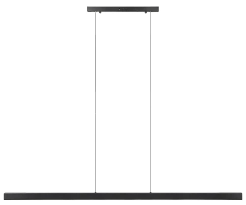 Moderne rechteckige Pendelleuchte | Fernbedienung | LED | schwarz | SX41-150CM-60W-BK