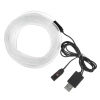 Umgebungslicht RGB-2M |Einseitige Glasfaser | Mehrfarbiger LED-Streifen | El-Draht 