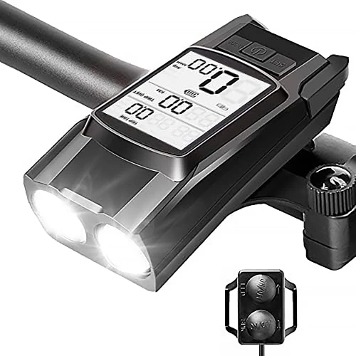 3-in-1 Multifunktions-Fahrradlicht – 800 lm | Fahrradlicht mit Hupe und Zähler | BK-H1920 