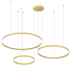LED-Pendelleuchte | mehrteilig, modern, 136 W | gold | RLK-C03-136W-G