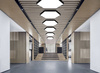 LED-Hängeleuchte 80W | Vollsechseck | Aluminium | Blendfreies CCD | Φ80x6 | LPL-003