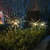 Solar-Gartenlaterne LED-Feuerwerk | 84cm, 600mAh, 200 LED-Lichter | LFW-B200-Warm