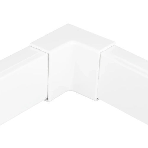 Inneneckverbinder für Abdeckleiste 40x20mm | Weiß | CDT-04
