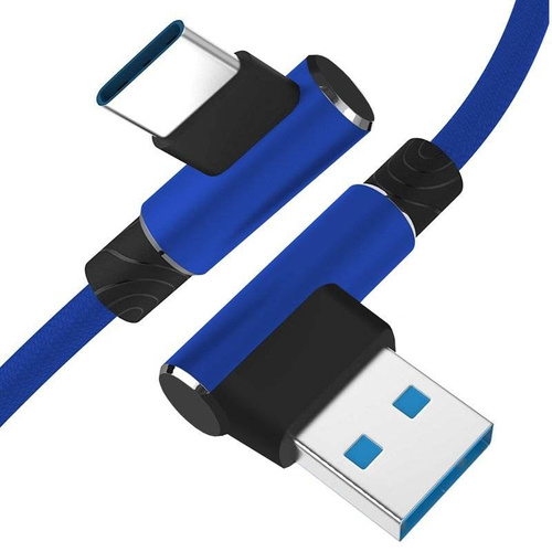 Typ-C 2M | Winkel-USB-Ladekabel für Telefon | Quick Charge 3.0 2.4A | AM30