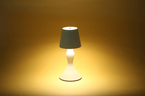 Kabellose Nachtlampe mit eingebautem Akku | Stilvolle Tischlampe mit einstellbarer Farbe und Lichtintensität | YG-D021-WHITE