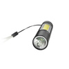 Mini Aluminium taktische LED-Taschenlampe XPE CREE + COB | eingebauter Akku, Micro-USB-Kabel, Hülle | 600mAh, 450lm, 3 Beleuchtungsmodi | TL-510