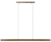 Moderne rechteckige Hängelampe | Fernbedienung | LED | Braun | SX41-120CM-48W-BR