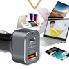 Autoladegerät mit schnellem Laden Power Delivery 3.0 und Quick Charge 3.0 | 60W | KP-2UC-Black