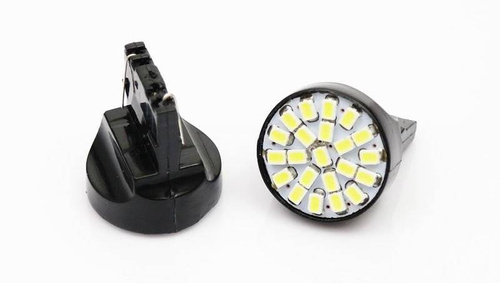 LED-Autolampe T20 W21W WY21W 22 SMD 1206 FRONT