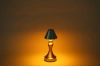 Tischlampe mit eingebautem Akku | Nachtlicht mit drei Leuchtfarben | Stimmungsvolle Lampe für Hotel, Restaurant | HJA12-A-GOLD