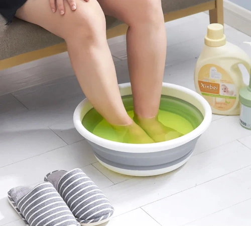 Faltbare Camping-Schüssel | 9 l | grau | XDP-9L-GREY