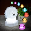 LED-Nachtlicht für Kinder mit Bluetooth-Lautsprecher Löwe | Silikon-Touch-USB-Nachtlicht für Kinder | JS-L8L-330
