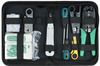 Netzwerk-Tool-Set | LAN-Tester, Crimpzange, Isolierungsentferner, LSA-Crimper | RJ-45, RJ-11 | AR-811