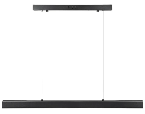 Moderne rechteckige Pendelleuchte | Fernbedienung | LED | schwarz | SX41-80CM-32W-BK