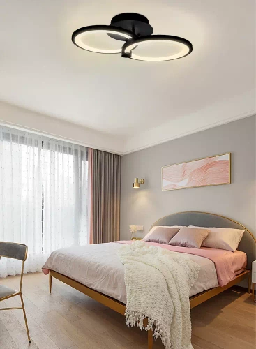 Moderne Deckenleuchte | Plafon | LED | Schwarz | RLC-C28W-B