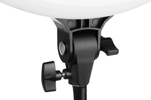 Ringlicht mit Spiegel | Ringlicht mit Stativ | Set mit Netzteil und Ring 60W | M45-60W-B