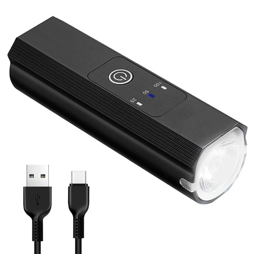 LED-Fahrrad-Frontleuchte PREMIUM | Aluminium | XM-L T6 CREE LED, 400 lm, 5 Leuchtmodi, 2.200 mAh Akku | BL055