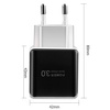 Netzladegerät Quick Charge 3.0 | Schnellladung 3A | Adaptive Fast Charging | CA-051