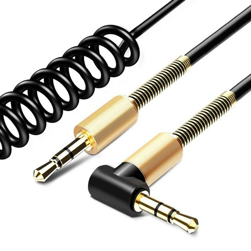 Klinkenkabel abgewinkelt | vergoldete Stecker | HQ | AWS-1-1M-Black