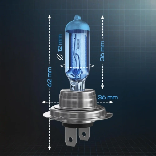Scheinwerferlampen-Set | H7 | 55 W | Super White | 2 Stück