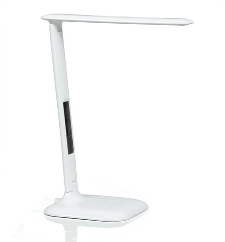 Schreibtischlampe, Schullampe mit LCD-Display | 3 Lichtfarben | Thermometer, Wecker | FX-015B