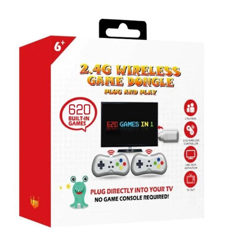 Retro Konsole DONGLE GAME BOX USB | 620 Spiele in HD 720p Qualität | RS-32