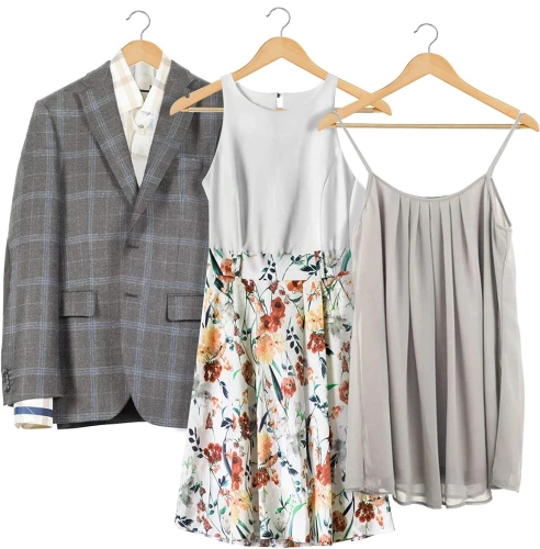 Kleiderbügel-Set | Holzkleiderbügel für Kleiderschrank | HLD-Z10