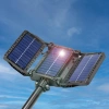 Garten Solar-LED-Lampe mit Bewegungs- und Dämmerungssensor IP65 | 3 verstellbare Panels | 360 LED-COB-Lampen | IR-Fernbedienung | LD-W786